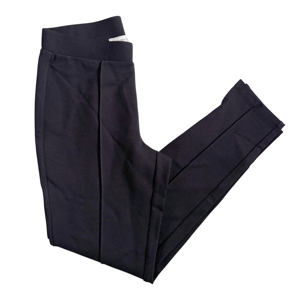 NWT Coldwater Creek Black Ponte Slim‎ Leg Pull-On Pants Size 4